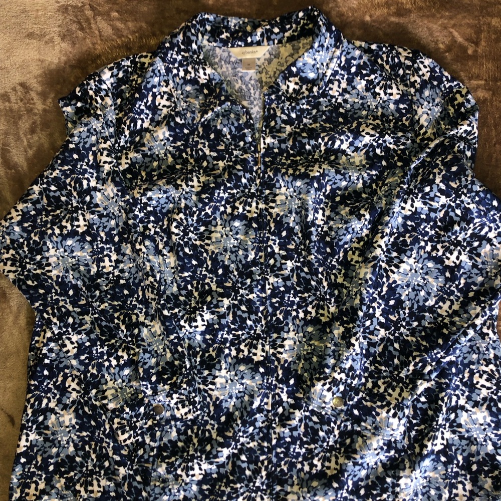 CJ Banks Floral Jacket